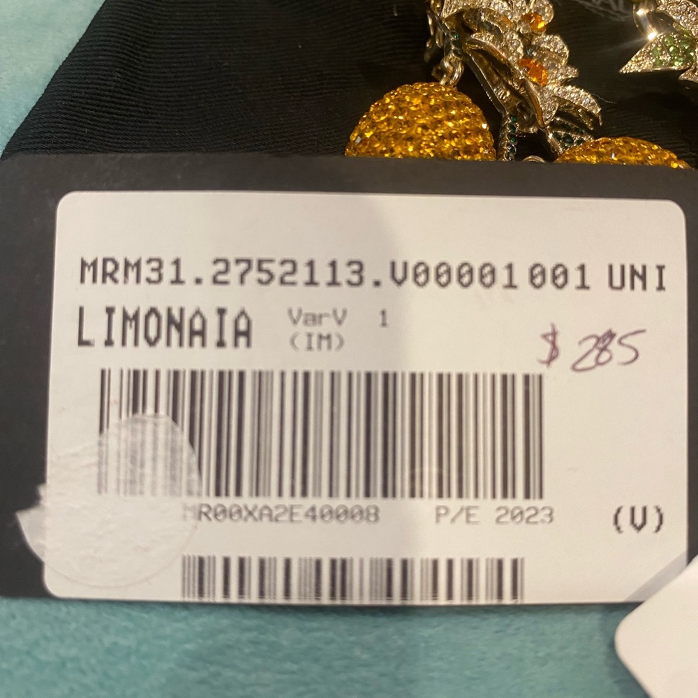 DIVINE π Marina Rinaldi Crystal Limonaia Earrings Lemons π - Picture 12 of 15